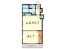 フロ－ラ西宮北口 1LDKの間取り