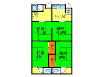 間取図 緑風荘