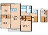グリーンコート三条南 3LDKの間取り
