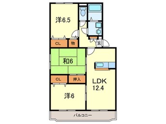 間取図 グレ－ス２９