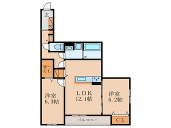 間取図 仮）パノフグランデ