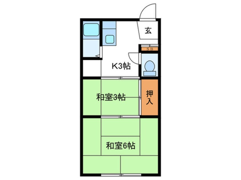 間取図 玉和マンション