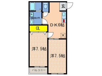 間取図 プロスペリテイミヤビ