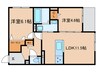 シーグレース浜甲子園 2LDKの間取り