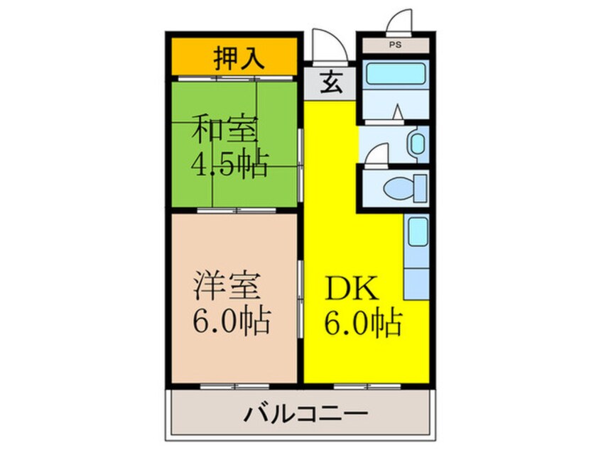 間取図 ラビアンヌエスポワ－ル