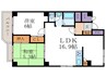 京都グランドハイツ(411) 2LDKの間取り