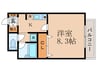 ラ・カシ－タ小野 1Kの間取り
