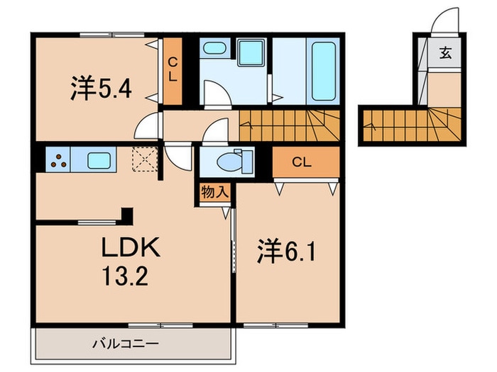 間取り図 ソリッソ大久保町西嶋