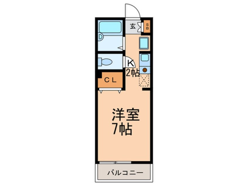 間取図 ベルディ灘