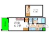 ロフティ大和 1Kの間取り