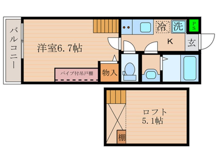 間取図 ロフティ大和