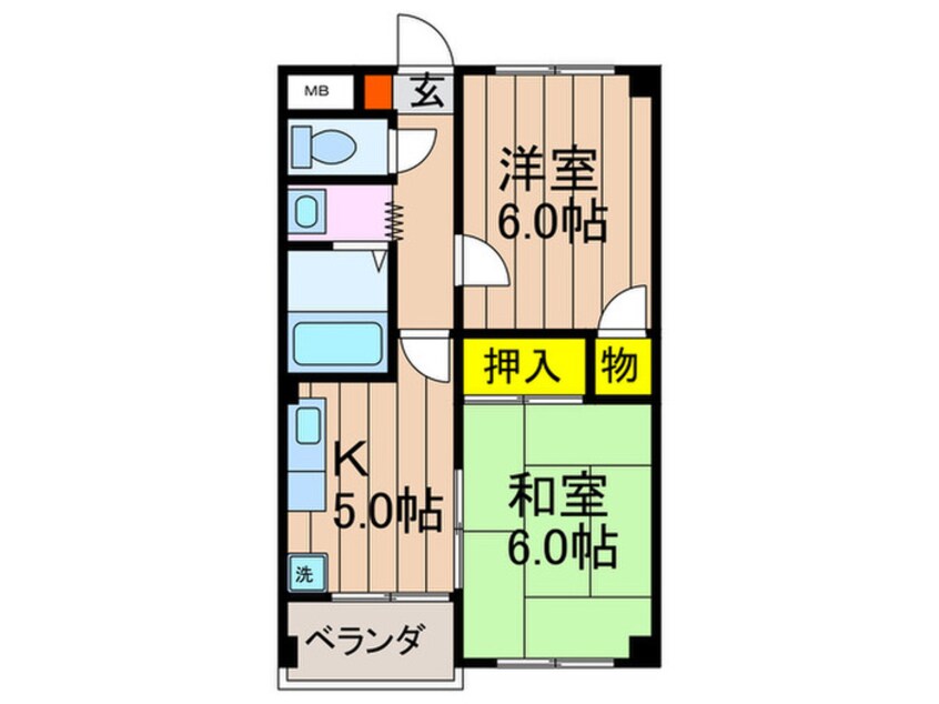 間取図 ピュアハイム マキノ