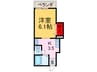 和久田ハイツ 1Kの間取り
