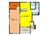カーサ土師の里 1LDK+Sの間取り
