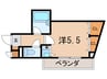 プレステ－ジ中野 1Rの間取り