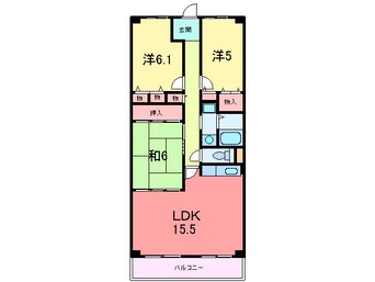 間取図 フォリア岡本