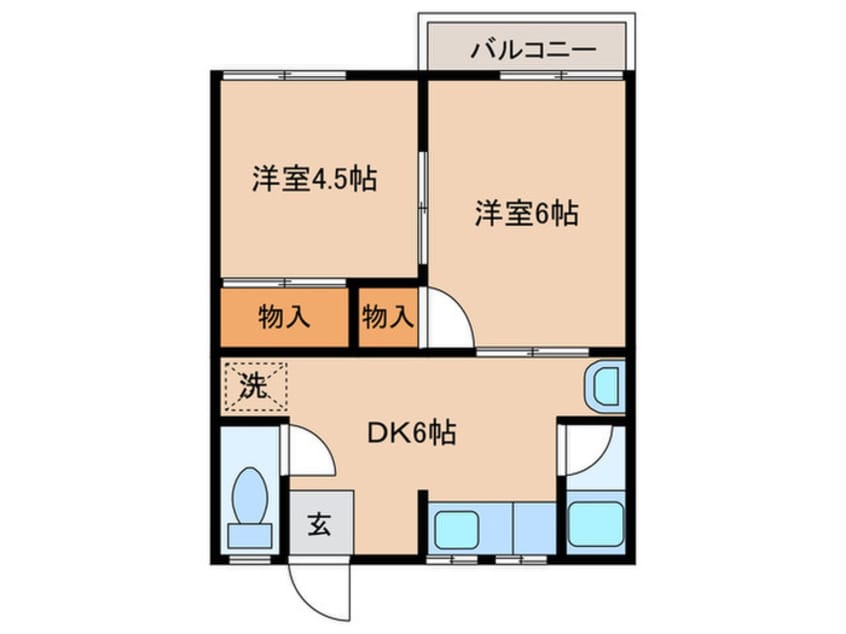 間取図 山本ハイツ