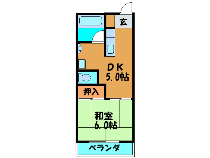 間取図 ハイツ１