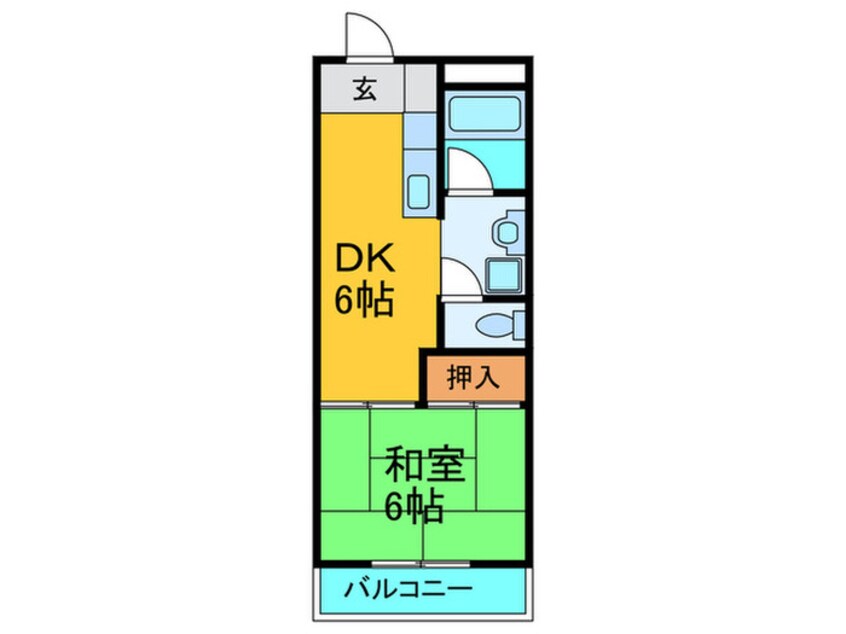 間取図 ハイツ１