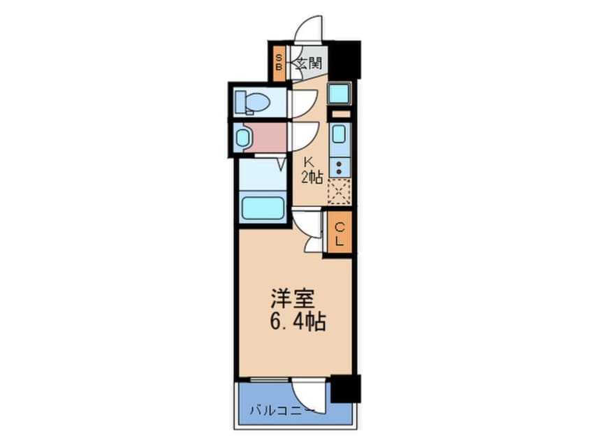 間取図 BPRレジデンス新梅田