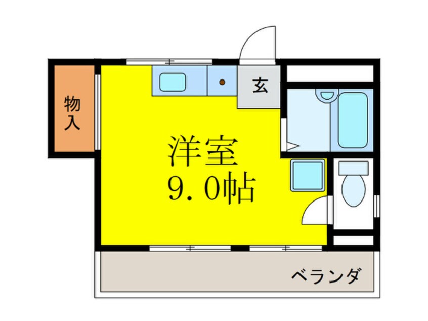 間取図 ハイツ北川