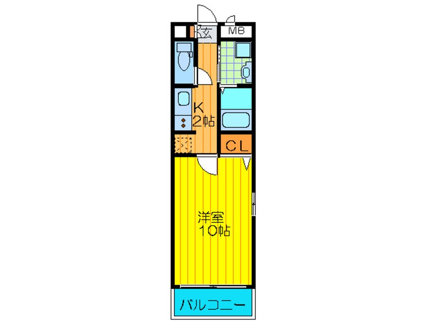 間取図 ロ－ズガ－デン鶴見