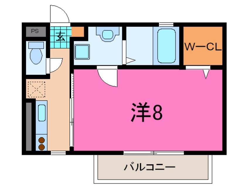 間取図 グランシャリオ貴崎Ⅱ