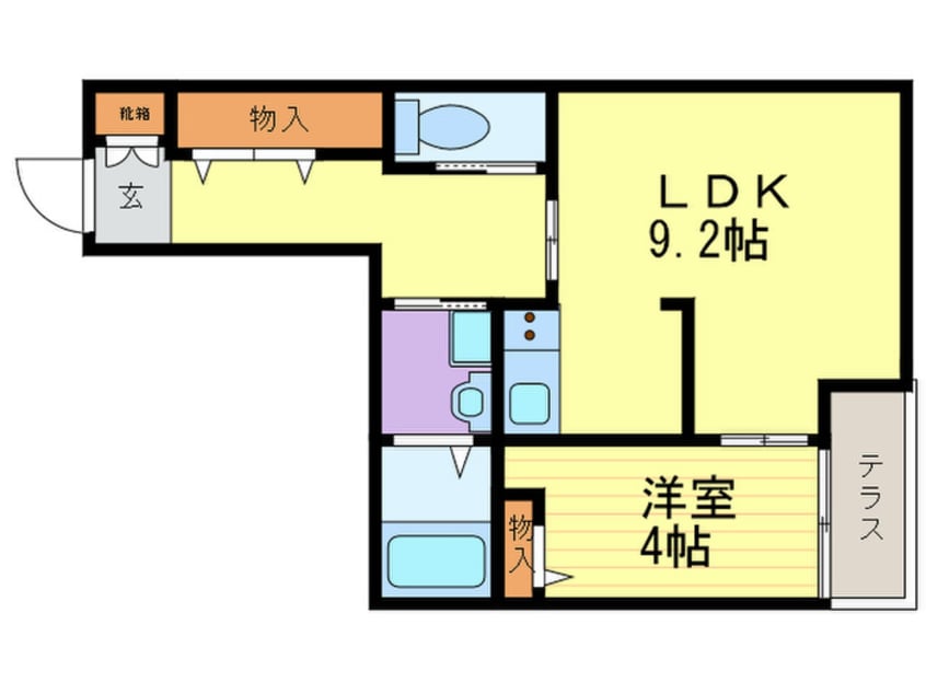 間取図 Maison Le Brun