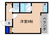 ハイツ立木 1Rの間取り