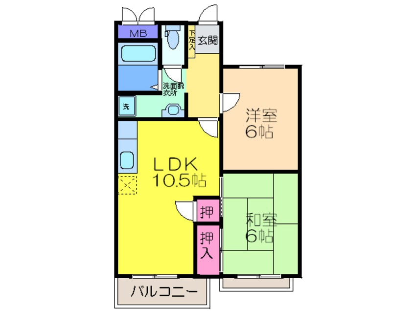 間取図 豊中スクエアガ－デン