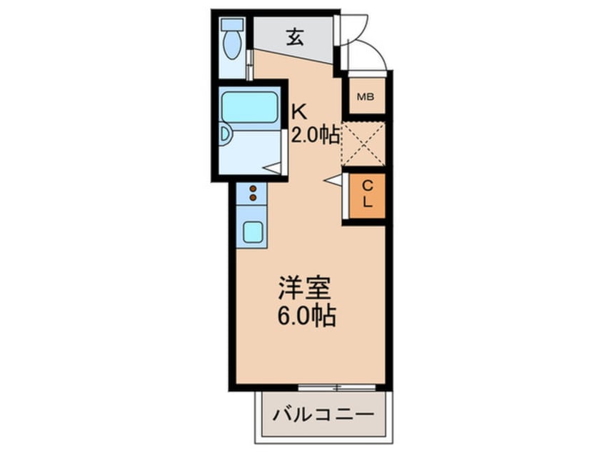 間取図 シエテ矢田