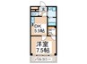アンプル－ルフェ－ルREALIFE 1DKの間取り