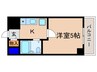 アセンティアびわこ 1Kの間取り