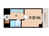 アセンティアびわこ 1Kの間取り