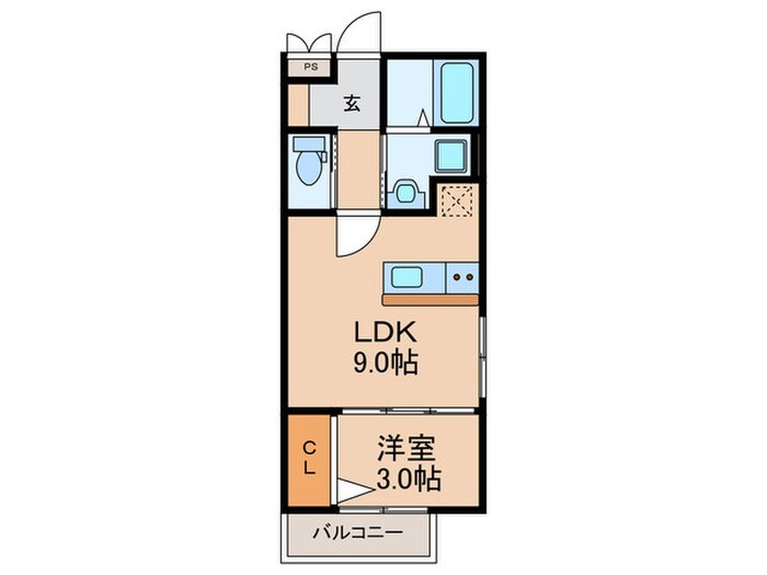 間取り図 仮)牧野阪新築アパート