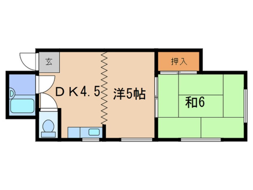 間取図 メゾンドゥまどころ