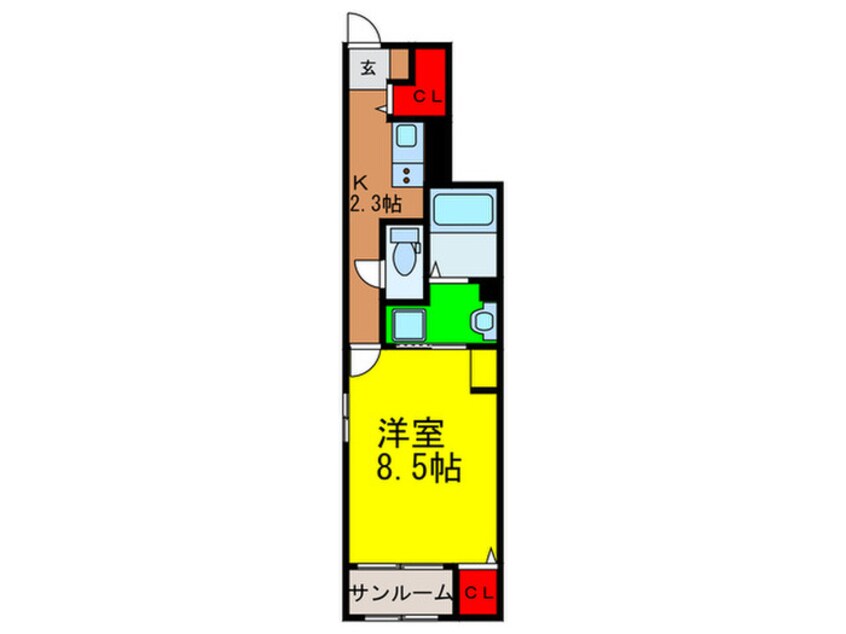 間取図 カーサグランデSN