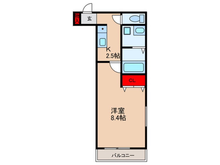間取図 フジパレス今津中Ⅲ番館