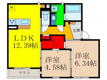 間取図 エストニュアージュ