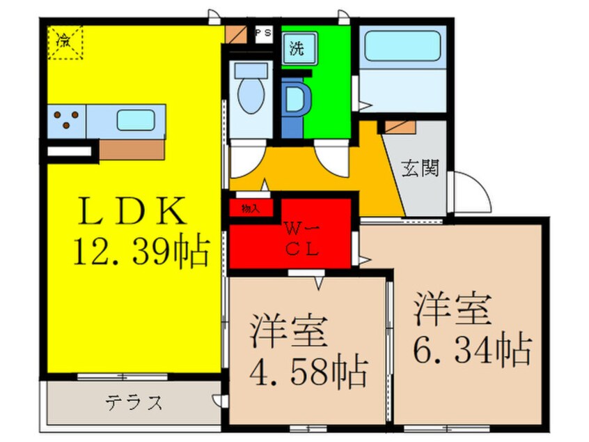 間取図 エストニュアージュ