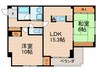 Ｓ－ＲＥＳＩＤＥＮＣＥ夙川 2LDKの間取り