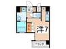 エイペックス南堀江(203) 1Rの間取り