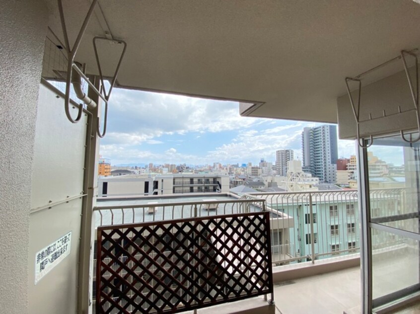 室内からの展望 エバグリ－ン長居１号棟(６０４)