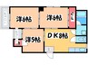 ラパンジ－ル日本橋 3DKの間取り