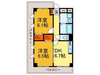 間取図 ピュアライズ諏訪