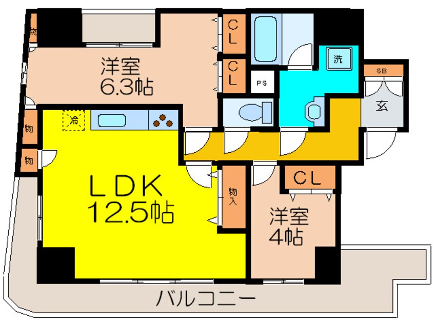 間取図 ザ・レジデンス茨木