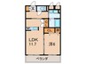 Maida　Vale　Court 1LDKの間取り