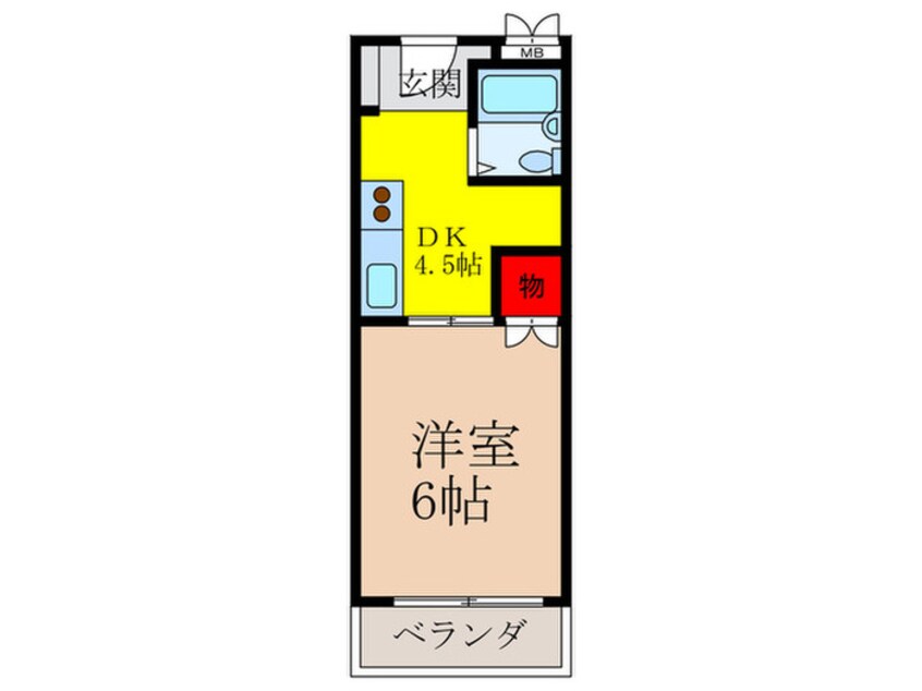 間取図 シャンティー池田