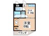 コア千代鶴 1DKの間取り
