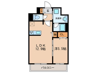 間取図 ドウェル東寺道